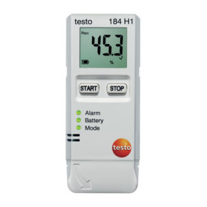 Testo 184 H1 logger av temperatur og fuktighet for kontinuerlig bruk
