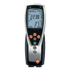 Temperaturmålerinstrument med PC-program og USB - Testo 735-2 (Måleområde -200 - +1370C føler avhengig)
