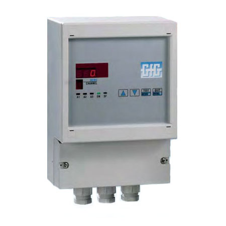 Gass kontrollsystem for 8 målepunkter/transmittere - GfG GMA88